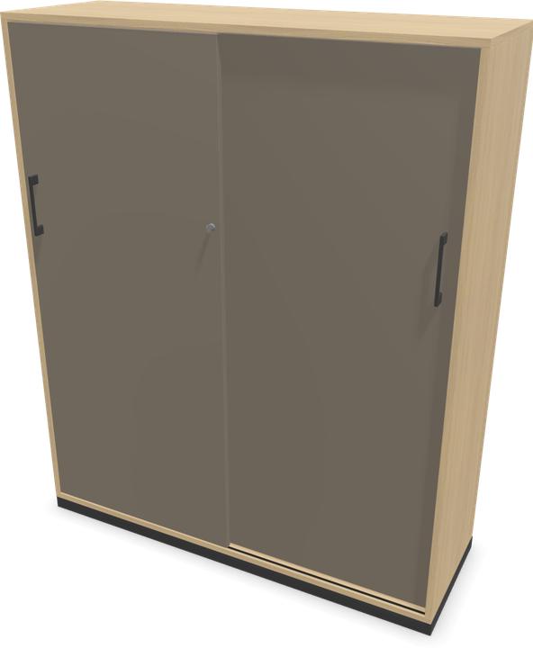 Cubanitgrau, Dunkelgrau, Eichendekor gebleicht