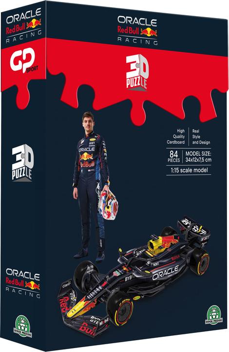 Produktbild GP Sport Rätsel 3D Formel 1 Red Bull Max Verstappen 34 cm