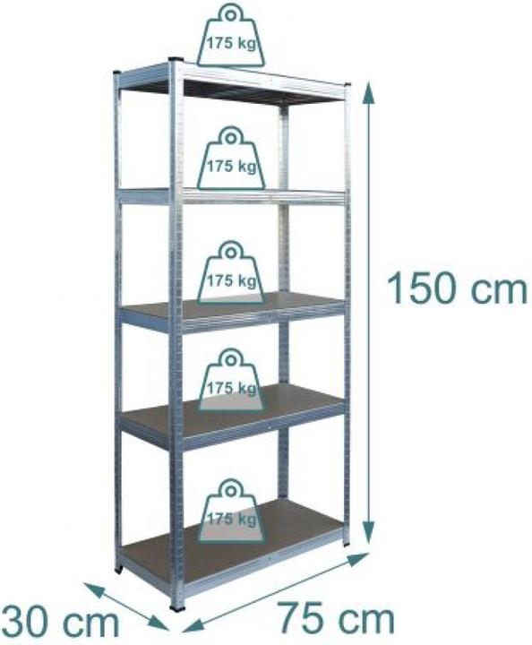 Produktbild Relaxdays Schwerlastregal