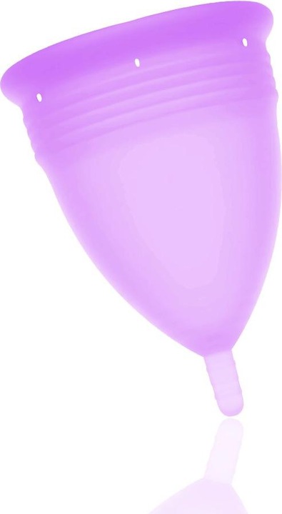 Actual product image Stercup Menstrual Cup Size Purple Colour Fda Silicone (S)