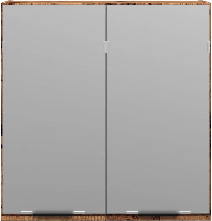 Produktbild vidaXL Bad-Spiegelschrank Altholz-Optik 64x20x66,5 cm Holzwerkstoff