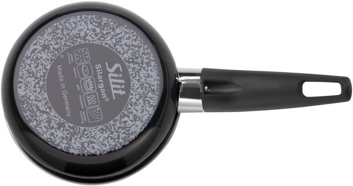 Produktbild Silit Stielkasserolle Topf 16cm Stieltopf 1,3l Modesto Line Silargan (16 cm, Kochtopf, Edelstahl)