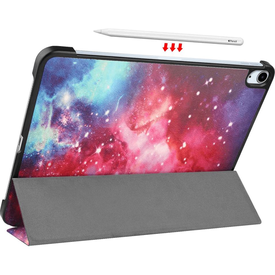 Thumbnail - Cover-Discount iPad Air 11 (2024) - Tri-fold Smart Case Motiv (iPad Air 11 2024 (M2)), Tablet Hülle, Mehrfarbig