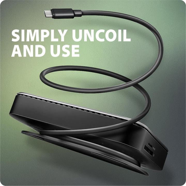 Produktbild Axagon HMC-UFO USB-C Hub, M.2 SATA/NVMe, 1 Gbit/s Ethernet, 384 kHz Audio - schwarz/silber (USB-C, 1 Port)