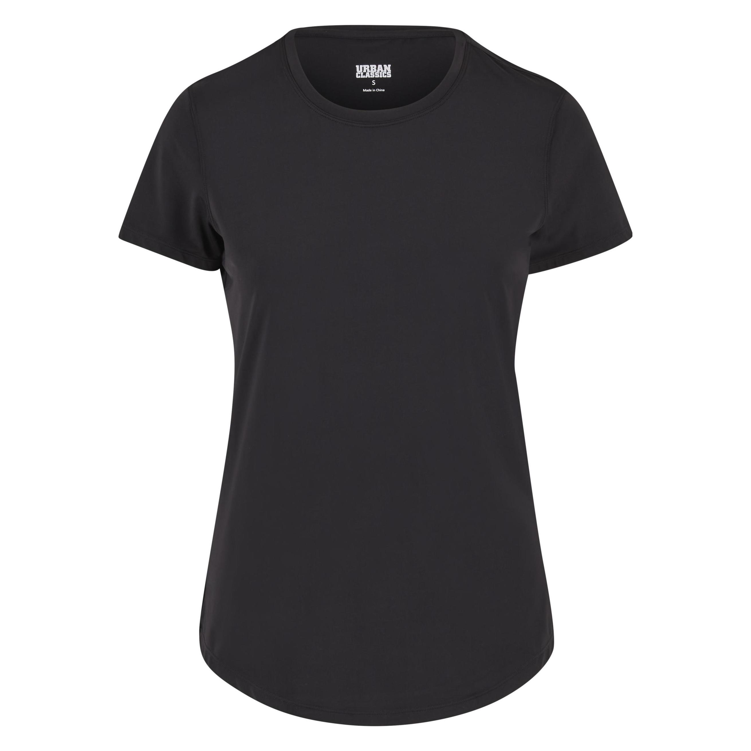 Urban Classics, Damen, Sportshirt, Ladies Sports Tee - 191805 (Xl), Schwarz, S, Xl