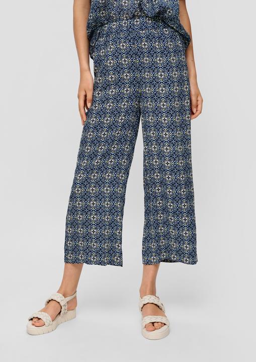 Immagine prodotto S.Oliver Hose Culotte aus Viskose mit Elastikbund und Musterstruktur (34)