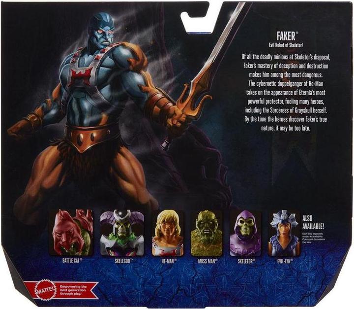Actual product image Mattel AF Masters of the Universe: Revelation Faker 18 cm