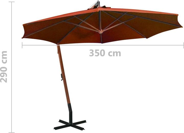 Immagine prodotto vidaXL Sonnenschirm (3.50 m)