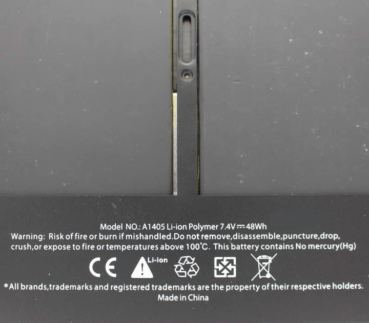 Produktbild AccuCell Akku MacBook Air 13 (4 Zellen, 5200 mAh)