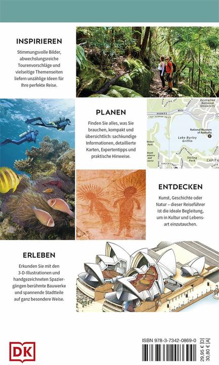 Productafbeelding Vis-à-Vis Reiseführer Australien (Duits, DK Reizen, DK Verlag - Reizen, 2025)