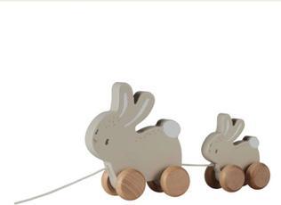Produktbild Little Dutch Nachziehtieren Hase - Baby bunny FSC