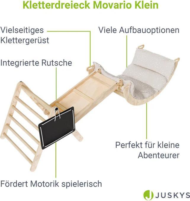 Produktbild Juskys Kletterdreieck Movario Indoor-Klettergerüst