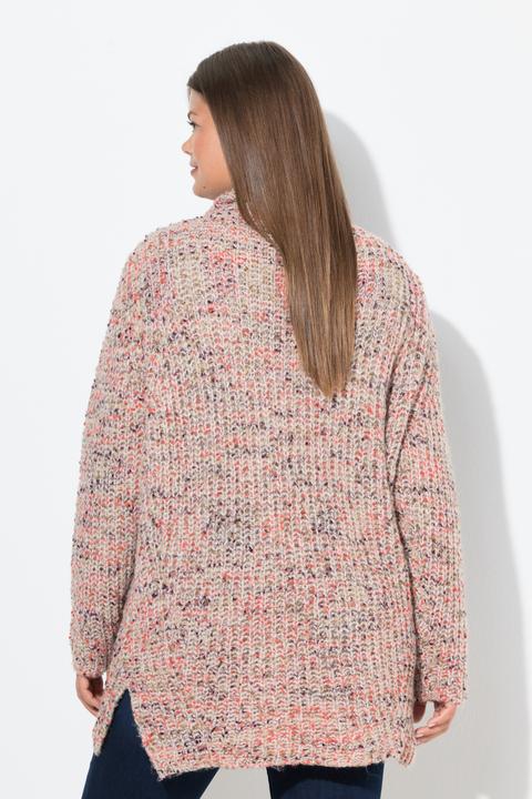 Produktbild Laurasøn Long-Strickpullover, Langarm, Trojakragen (54)