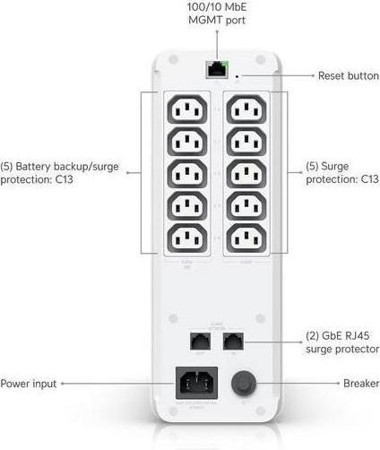 Produktbild Ubiquiti UniFi UPS-Turm (1000 VA, 600 W)