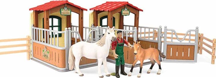 Actual product image Schleich Visit to the open stable