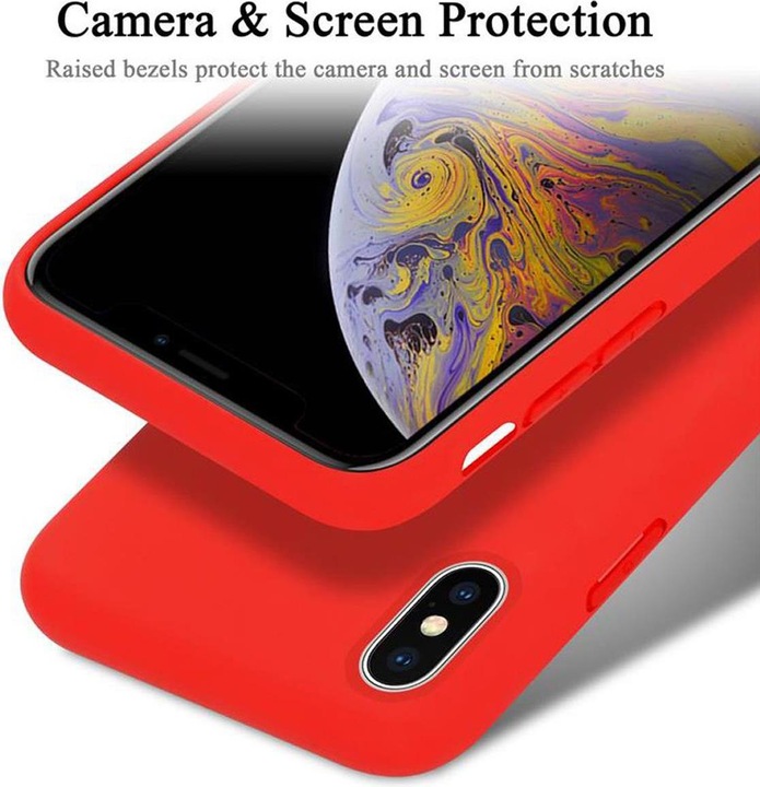 Produktbild Cadorabo TPU Liquid Silicone Case Cover (Apple iPhone X)