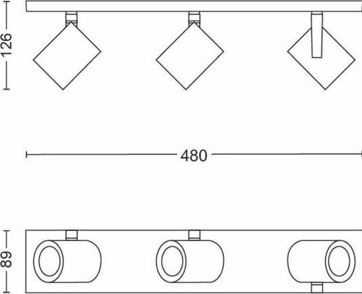 Produktbild Philips Hue Argenta Basis BT (350 lm, GU10)