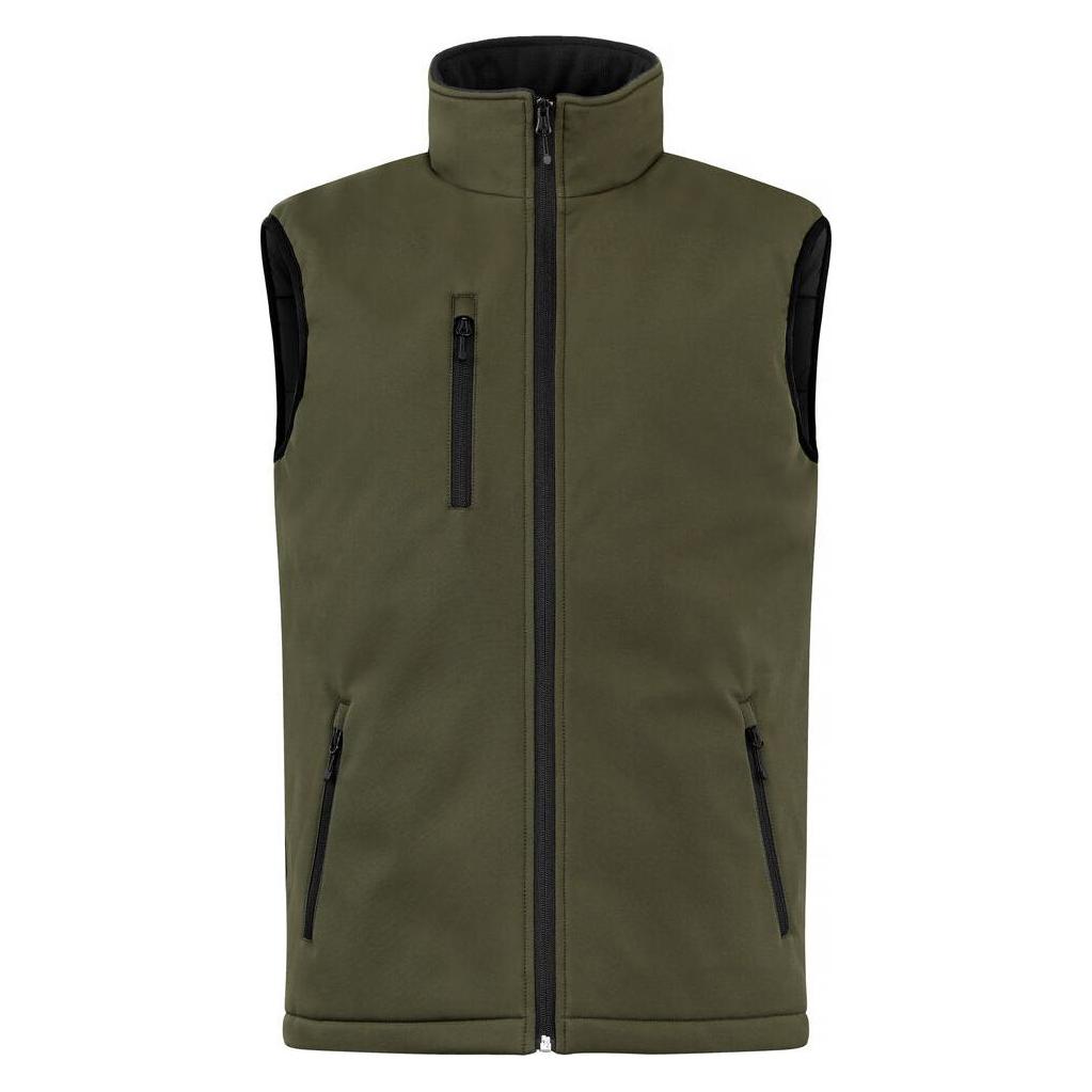 Clique, Herren, Westen, Padded Softshell Vest, Grün, (L)