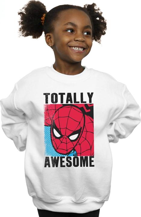 Produktbild SpiderMan Totally Awesome Sweatshirt Mädchen (140, 146)