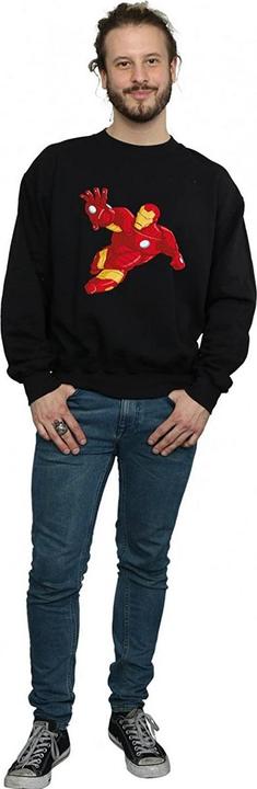 Actual product image Iron Man Mens Simple Cotton Sweatshirt (L)