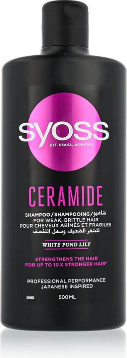 Actual product image Syoss Ceramide Complex Anti-Breakage Shampoo 500 ml (500 ml, Liquid shampoo)