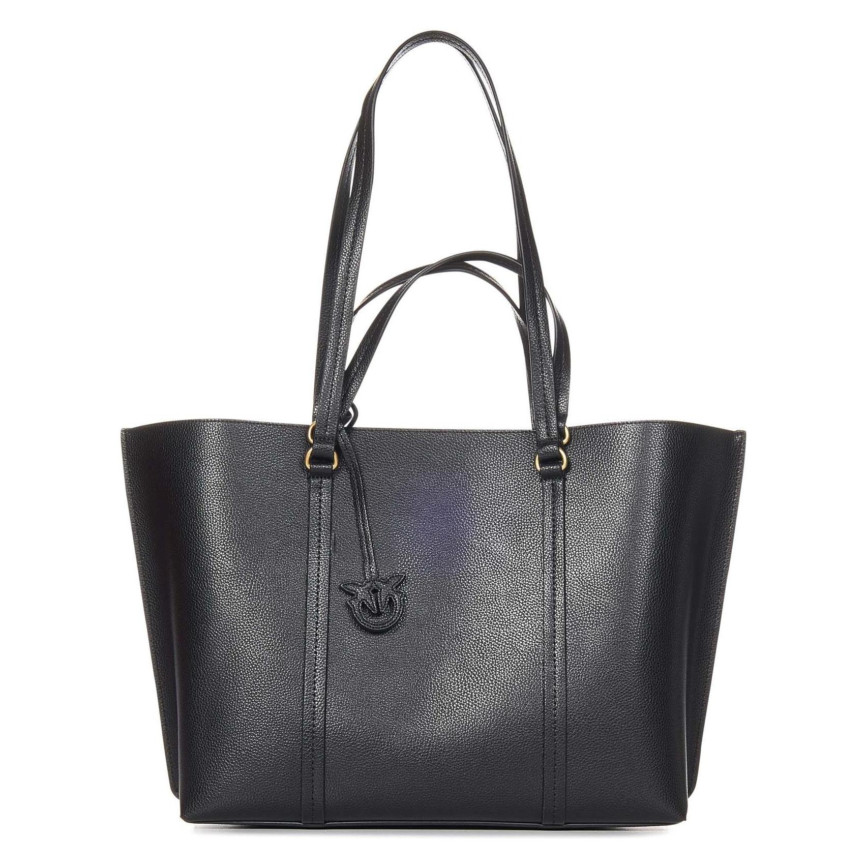 Pinko, Damen, Tasche, Bags.. Black, Gold, Schwarz