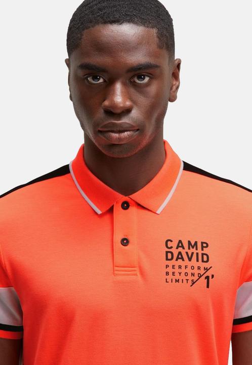Actual product image Camp David Poloshirt Keep Focused Kurzarmshirt mit Polokragen (L)