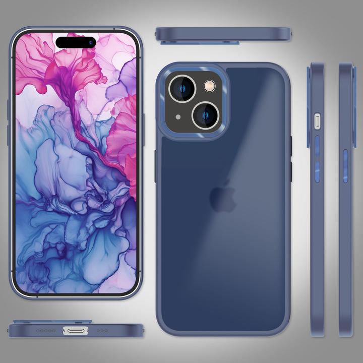 Image du produit Nalia Étui hybride Matt Transparent Frosted (Apple iPhone 15 Plus)