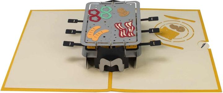 Produktbild Hervorragend 3D Pop-up-Karte Raclette (1 Stk.)