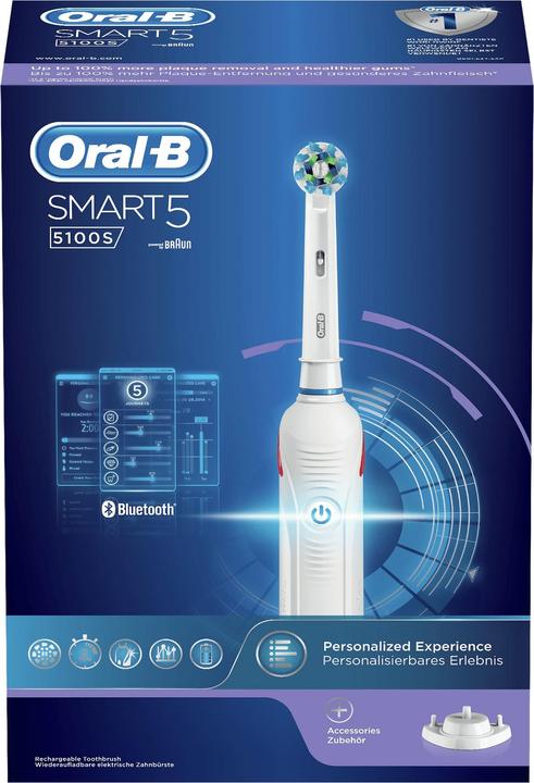 Actual product image Oral-B Smart 5100S Erwachsener Rotierende-vibrierende Zahnbürste (Oscillating toothbrush)