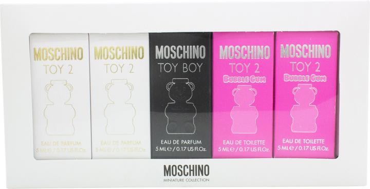 Immagine prodotto Moschino Toy Miniature Collection Unisex 5 Piece Splash Gift Set - New in Box (Set di profumi)