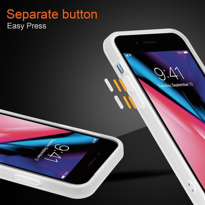 Immagine prodotto Cadorabo Copertura opaca ibrida (Apple iPhone 7 Plus, Apple iPhone 8 Plus, Apple iPhone 6 Plus)
