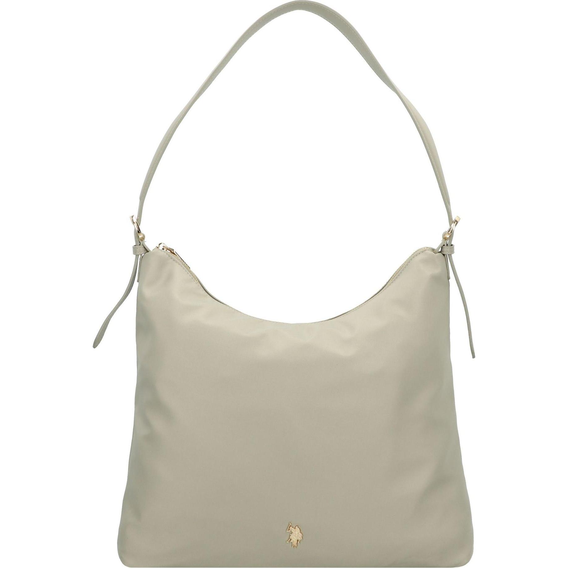U.S. Polo, Handtasche, Houston Schultertasche 35 cm, Grau