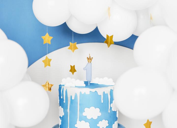 Actual product image Partydeco Number Candle with Crown Number 0 (1 x)