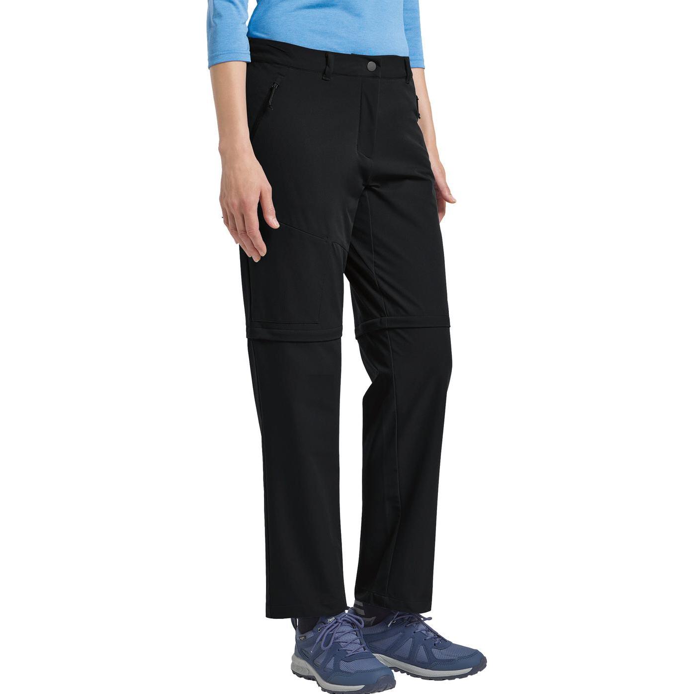 Jack Wolfskin, Damen, Outdoorhose, Pico Trail Zip Off Pants W (42), Schwarz, 42