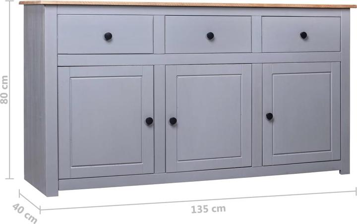 Image du produit vidaXL Sideboard (135 x 40 x 80 cm)
