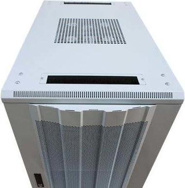 Produktbild Allnet 19 Schrank 12HE B600/T1000mm perforierte Blechtüren Lichtgrau SNB-Serie (12 HE, 19 Zoll Rack)
