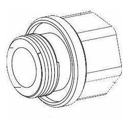Bosch Security Systems ADAPTER, M25 TO 3/4 INCH, Netzwerkkamera Zubehör