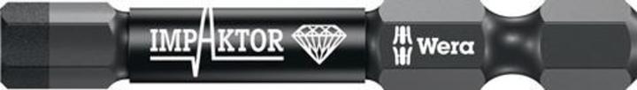 Actual product image Wera Bit 840/4 IMP DC 4 mm Length 50 mm 1/4 ″ E6.3 Impactor, DC (4 mm)