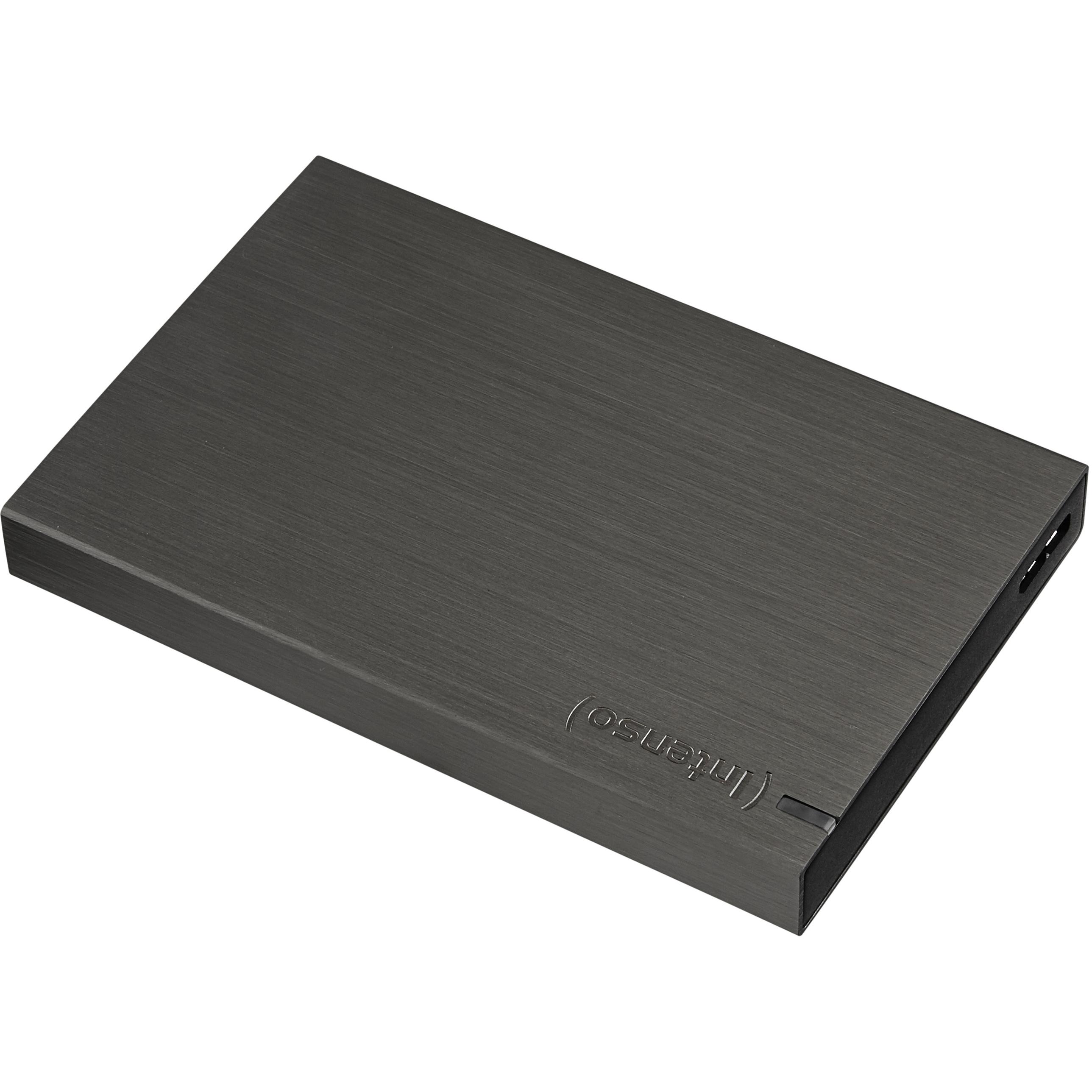 Thumbnail - Intenso External Hard Drive HDD  1TB USB 3.0 Color Anthracite 6028660 (1 TB), Externe Festplatte, Grau