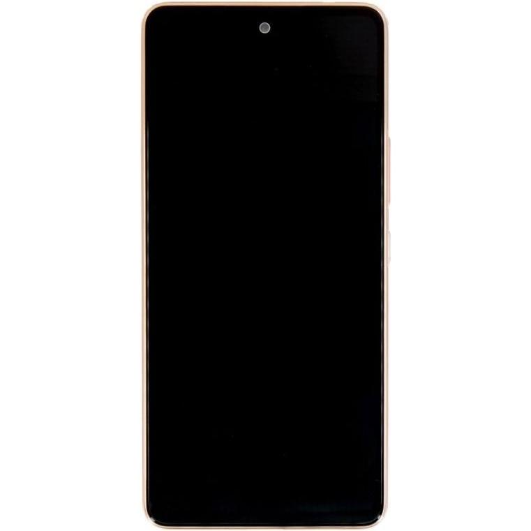 Samsung LCD-Display + Touch-Einheit + Frontabdeckung A536B Galaxy A53 5G Awesome Peach (Service Pack