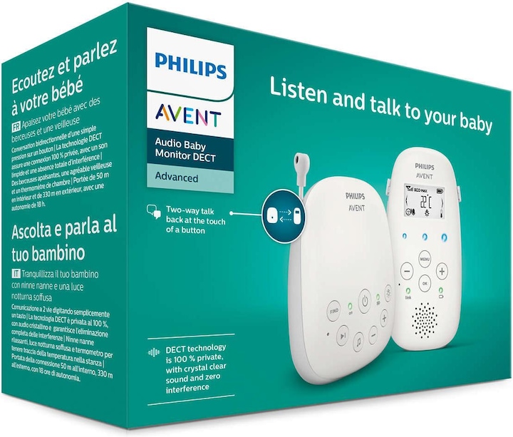 Immagine prodotto Philips Avent Audio Advanced (Audio del baby monitor, 330 m)