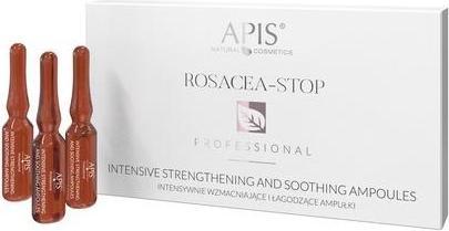 Image du produit Apis Natural Cosmetics Apis Rosacea-Stop intensywnie wzmacniające i łagodzące ampułki dla cery z trądzikiem różowatym i (3 ml)