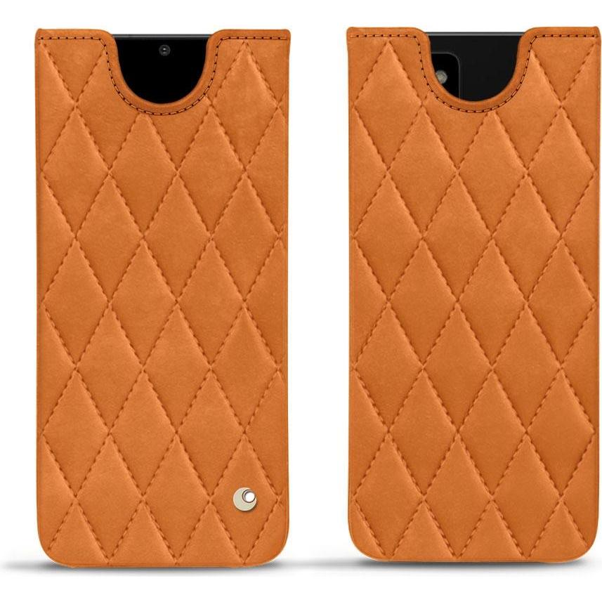 Noreve Lederschutzhülle (Samsung Galaxy Note 20 Ultra), Smartphone Hülle, Orange