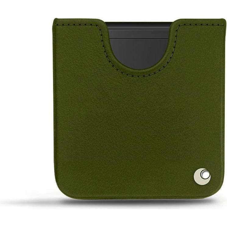 Noreve Lederschutzhülle (Samsung Galaxy Z Flip), Smartphone Hülle, Grün