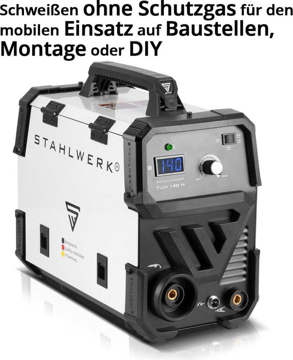 Produktbild Stahlwerk Fülldraht Schweissgerät FLUX 140 M Vollausstattung
