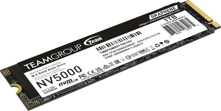 Produktbild Team Group NV5000 1 TB (PCIe 4.0 x4 NVMe | M.2 2280 | Graphen-Kühlkörper) (1000 GB, M.2, M.2 2280)
