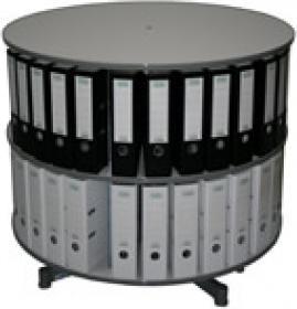 Actual product image Reef R2 Rotating column 2 shelves grey KD 100cm