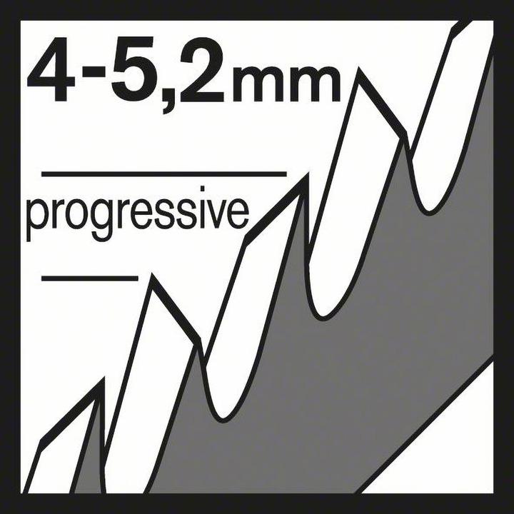 Actual product image Bosch Professional Zubehör Jigsaw blade T 244 D Speed for Wood, 3-pack