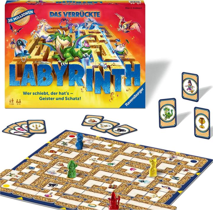 Image du produit Ravensburger Le labyrinthe fou (Allemand, 2 - 4 Joueur)
